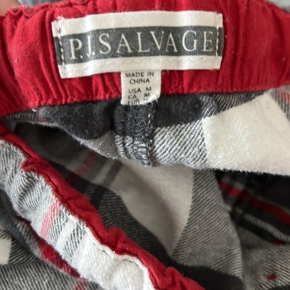 100% Cotton Plaid Tartan Holiday Lightweight Flannel Pajama Lounge Pants - Picture 3 of 6